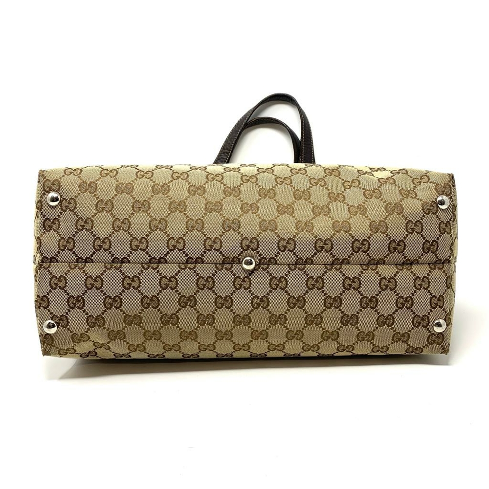 100% Authentic GUCCI GG Canvas Tote Bag - Picture 7 of 13